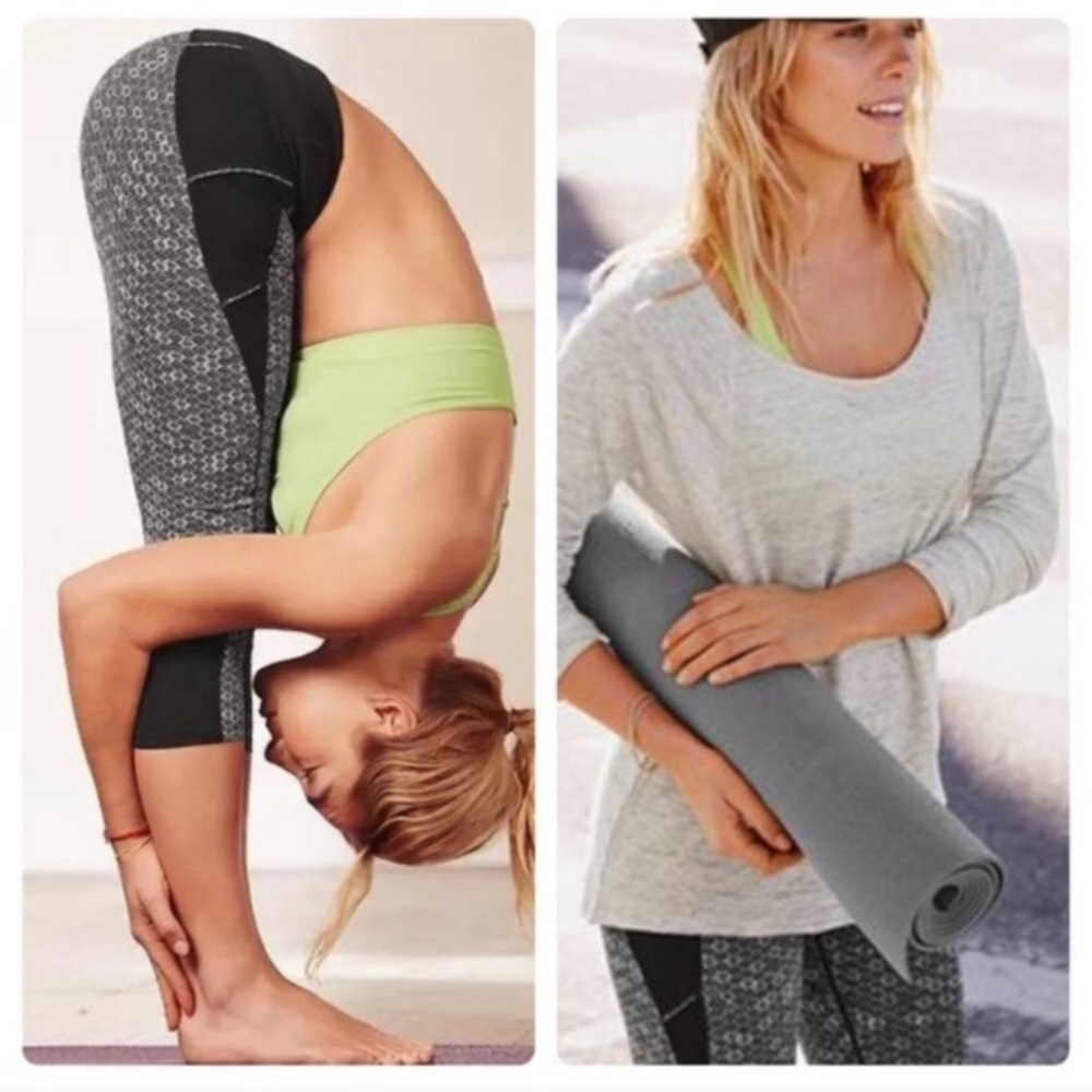 Athleta Ironstone Connect Crop Capri Leggings